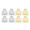 4Pcs Candle Snuffer Candle Extinguisher Metal Shell Pattern Automatic Candle Stopper for Candle Extinguishing