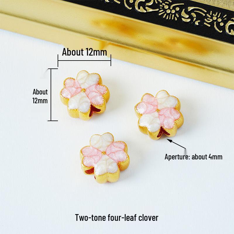 Vintage Brass Filigree Pearl Spacer Beads for Handmade DIY Bracelets