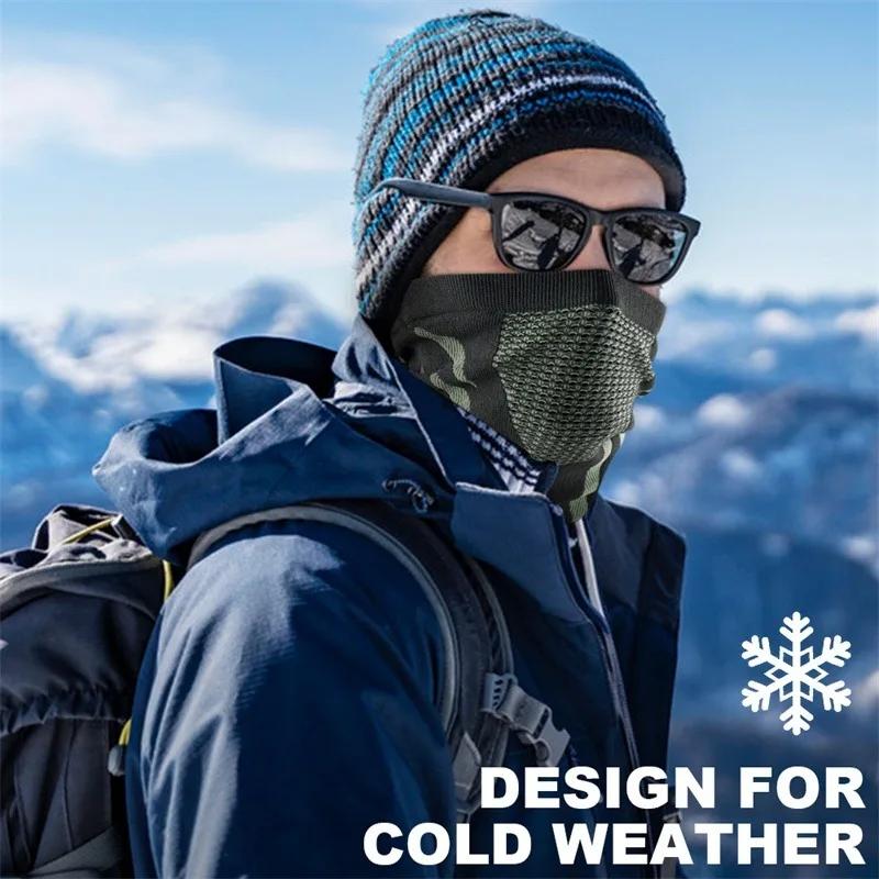 Colors Winter Breathable Comfortable Thermal Knitted Scarf Faces Cover Neck Warmer Bicycle Cycling Ski Tube Scarf Hiking Masks