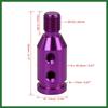 Motoforti M12 X 1.25 Car Universal Purple Gear Shift Knob Adapter for Non Threaded Shifter Long-Lasting