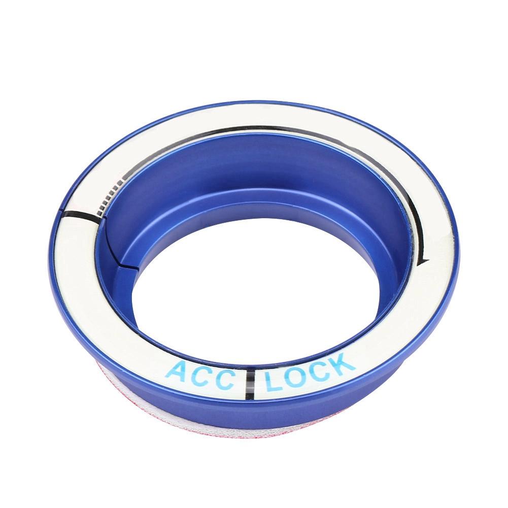 Auto Leuchtender Zündschalter Ring Kreis Schlüsselloch Abdeckung Zierleiste für Ford Focus 2005 2018 Blau