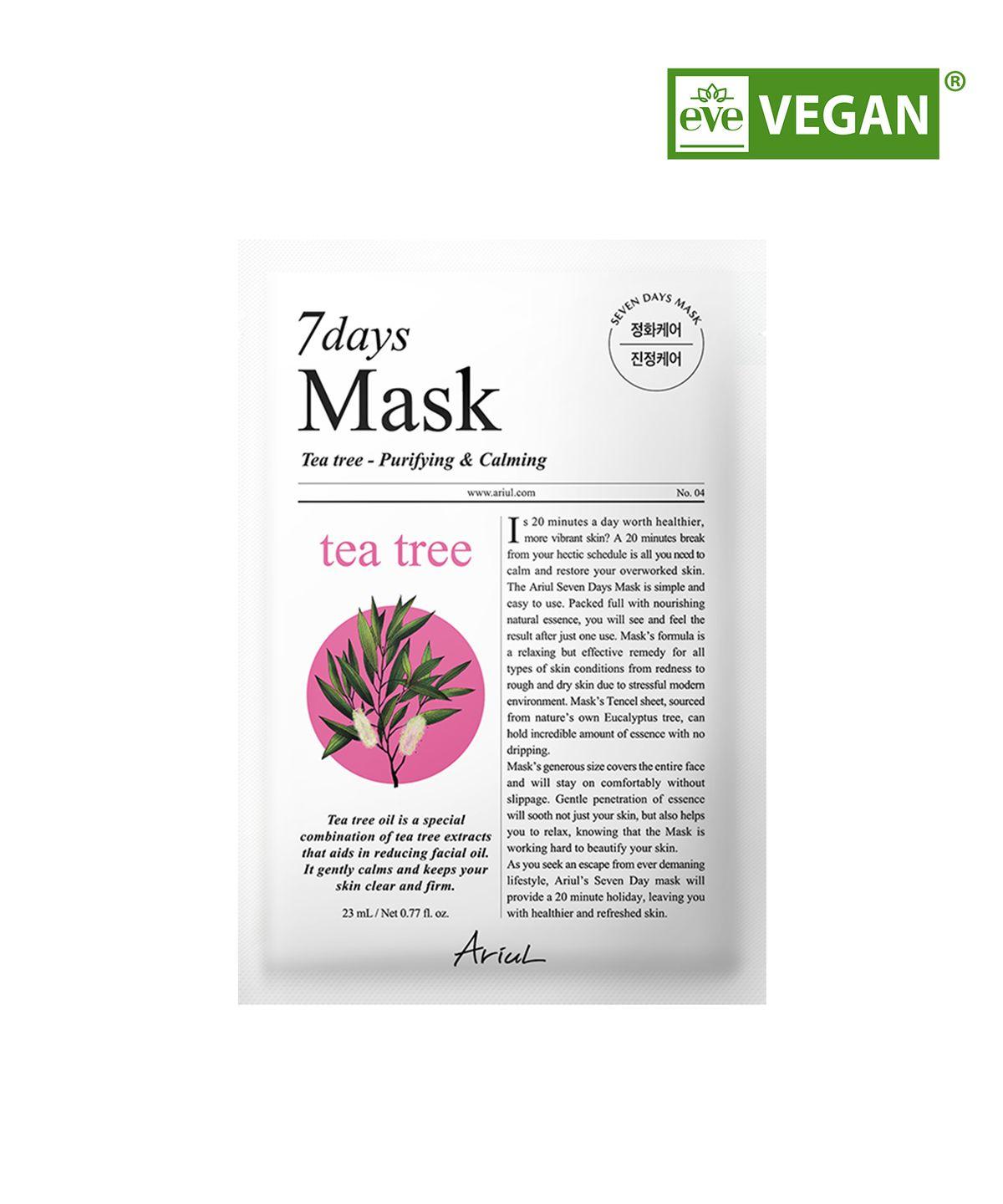 Ariul Seven Days Mask Tea Tree M 23ml 1 Sheet