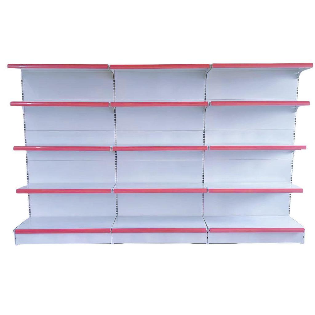 Thickened Supermarket Shelving: Single & Double-Sided Display Rack for Stores, Pharmacies, Baby Shops, and More