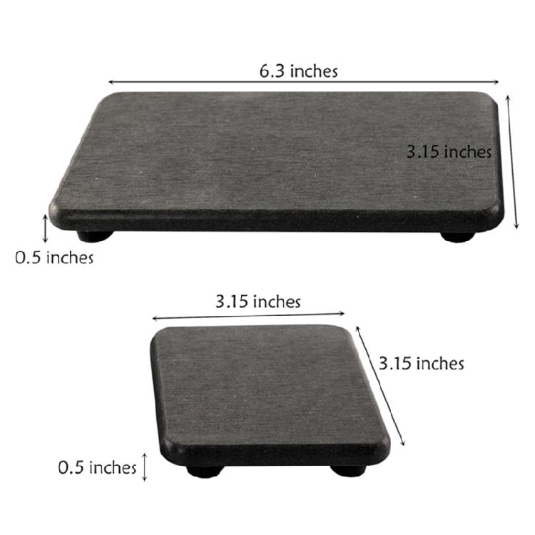 4er Pack Saugfähige Seifenablage Schnell Trocknende Platte Wasserabsorbierender Diatomit Untersetzer