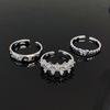 Butterfly Couple Open Ring Light Luxury High-End Sense Ring Simple Niche Individual Cold Wind Ring