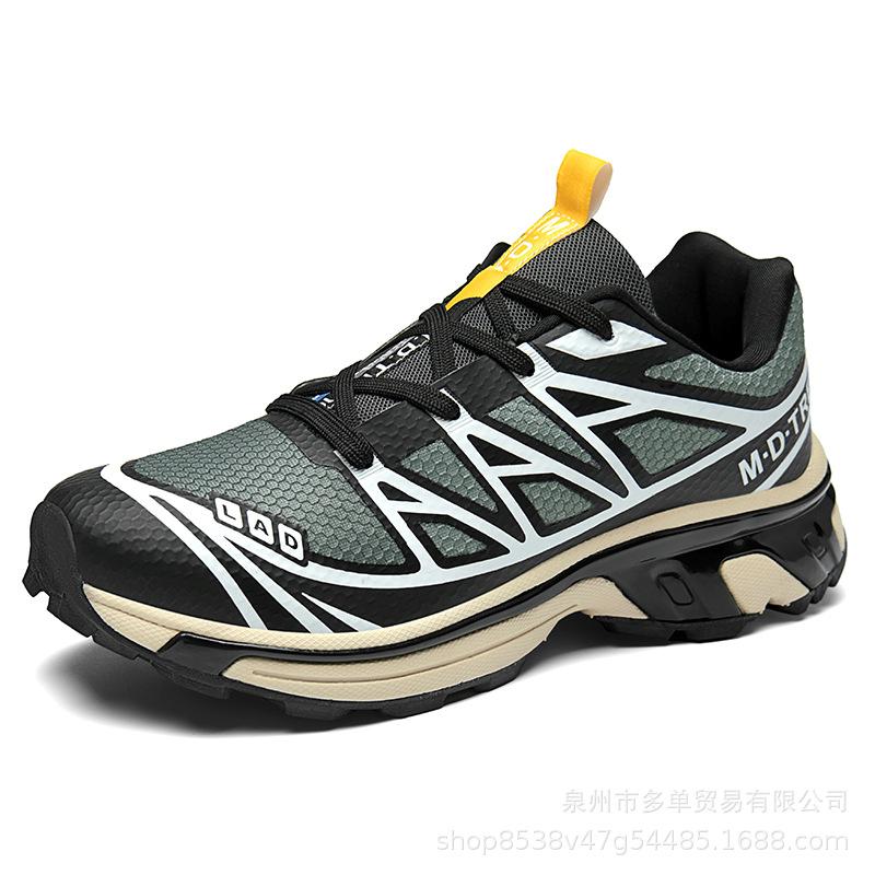 Men's and women's same low-top outdoor waterproof, non-slip and wear-resistant mountaineering shoes, off-road hiking cushioning sports shoes, casual a