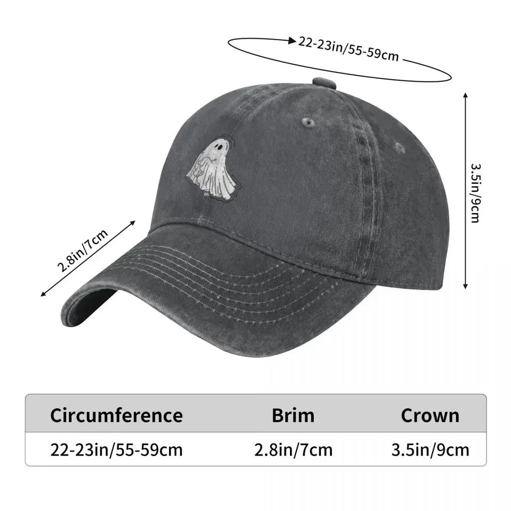 Glitter Ghost Baseball Cap Anime Hat Kids Hat Boy Women's