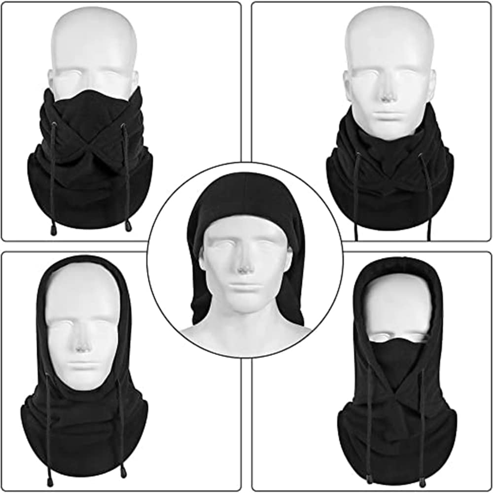TuxFezug Face Thick Face Hood Neck Face Cold for Outdoor and One Size Fits Long Neck Unisex Mask, Scarf, Hood, Cover, Balaclava, Mask, Warmer, Warmer,