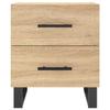 Nightstand, Sonoma Oak, 40X35X47.5 Cm Wood-Based Material