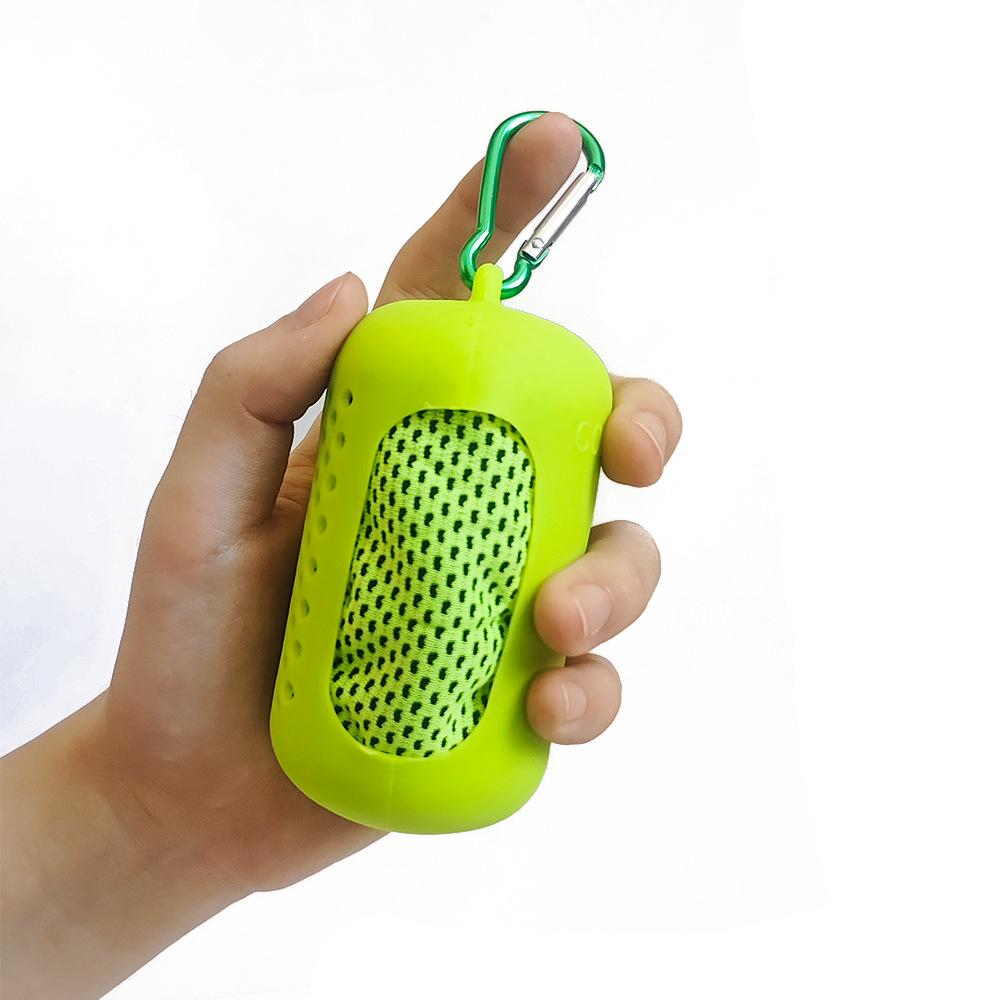 Damen Schnelltrocknendes Kühl-Sporttuch - Eis-Seide für Outdoor-Fitness