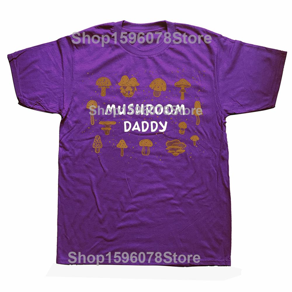 

Funny Retro Mushroom Daddy Graphic Tshirts Men Womens Fashion Casual Tshirt 100 Cotton Loose Oversized T Shirt Summer 4XL