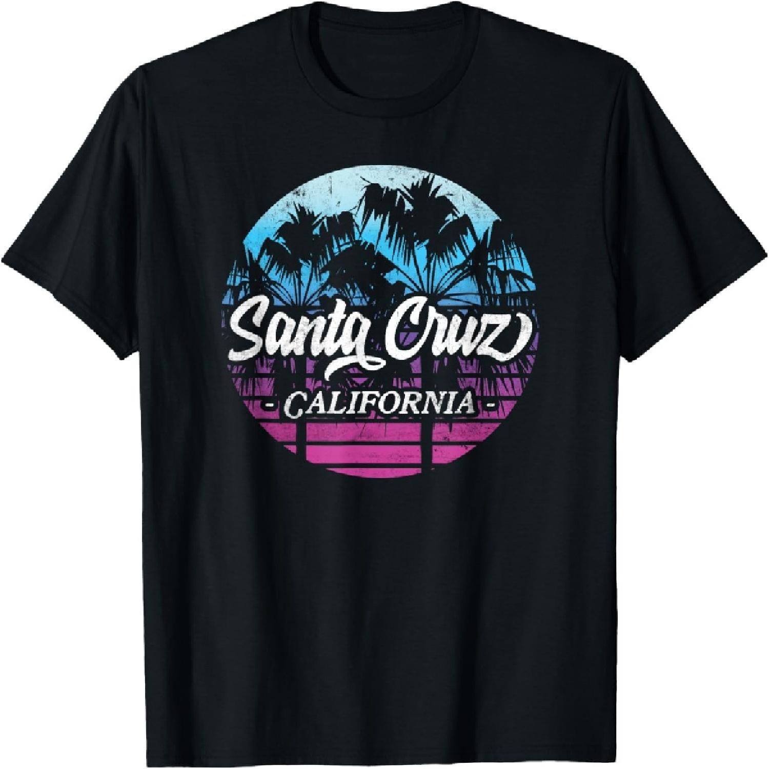 

Santa Cruz Retro California Beach Sunset vintage men woman T-Shirt XXXXXL різнокольоровий