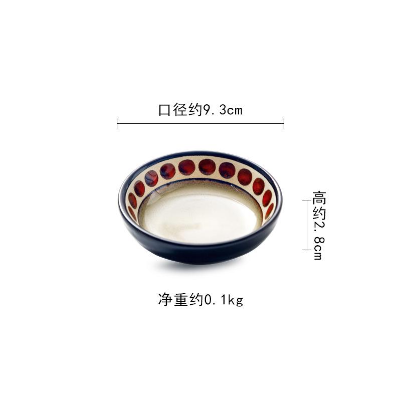 

Европейская креативная посуда в горошек, тарелка для овощей, керамическая тарелка для фруктов, бытовая глубокая тарелка для салата