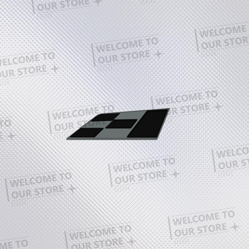 3D Metal Racing Flag Car Steering Wheel Badge Sticker Styling Interior Dekoration For Mill Alhambra Ibiza Leon Cupra Ateca Arosa