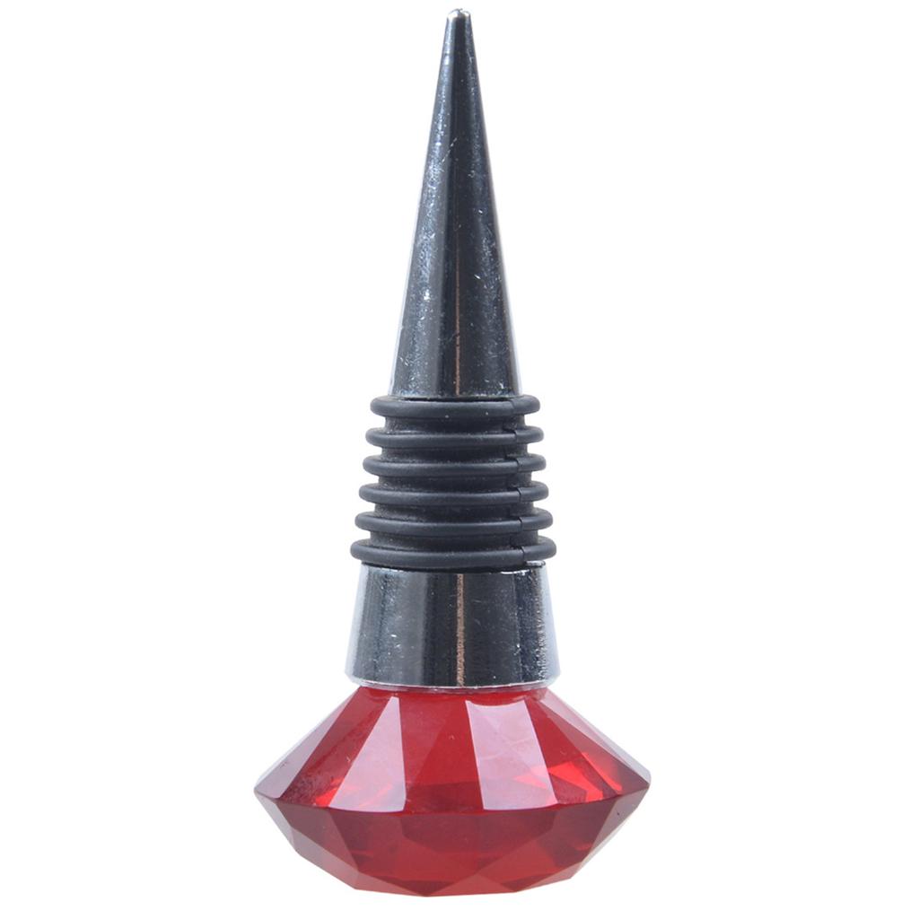 Zinc Alloy Bottle Champagne Corks Wine Stopper Premium Quality Creative Crystal Different Colors Decorative Gift Hom