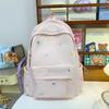 Oxford Fabric Casual Backpack With Star And Moon Embroidery Design For College Students And Travelers