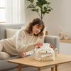 Cat Shaped Tissue Box Functional Cat Tissue Box Decorative Charming for Living Room, Bedside Table
