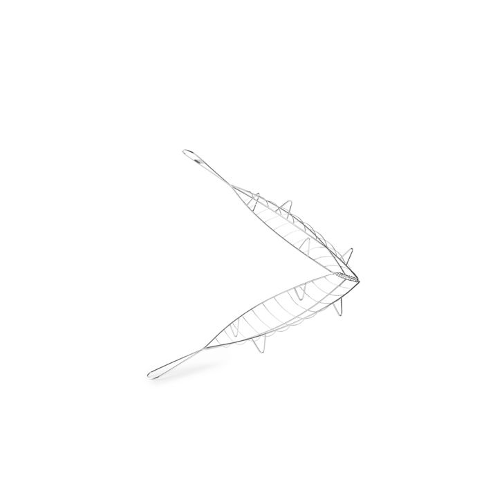 Grill do ryb - Ibili - 769745 - Stal niklowana - 45x14 cm - Praktyczny i trwały