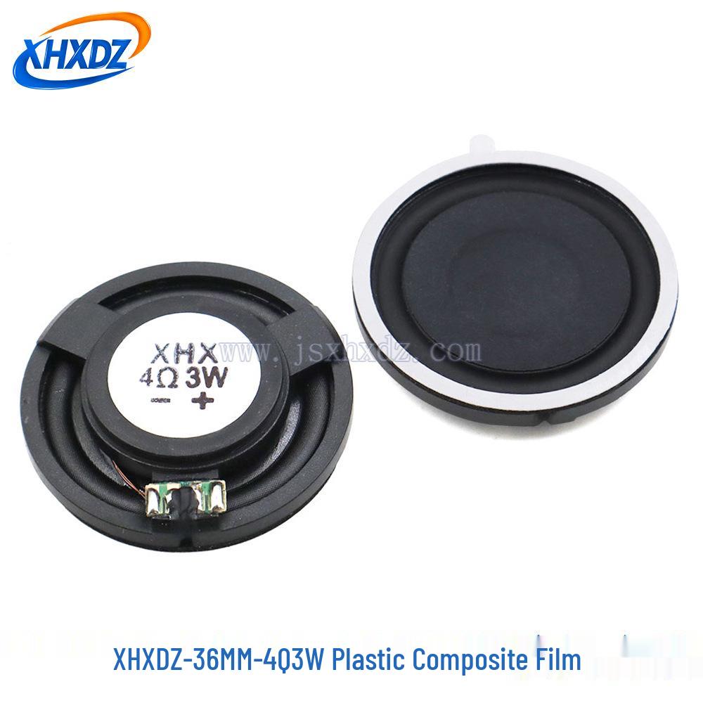 20-40MM 4R 3W 8 Ohm 2W Iron Shell Loudspeaker with Plastic Inner Magnet and Composite Membrane.