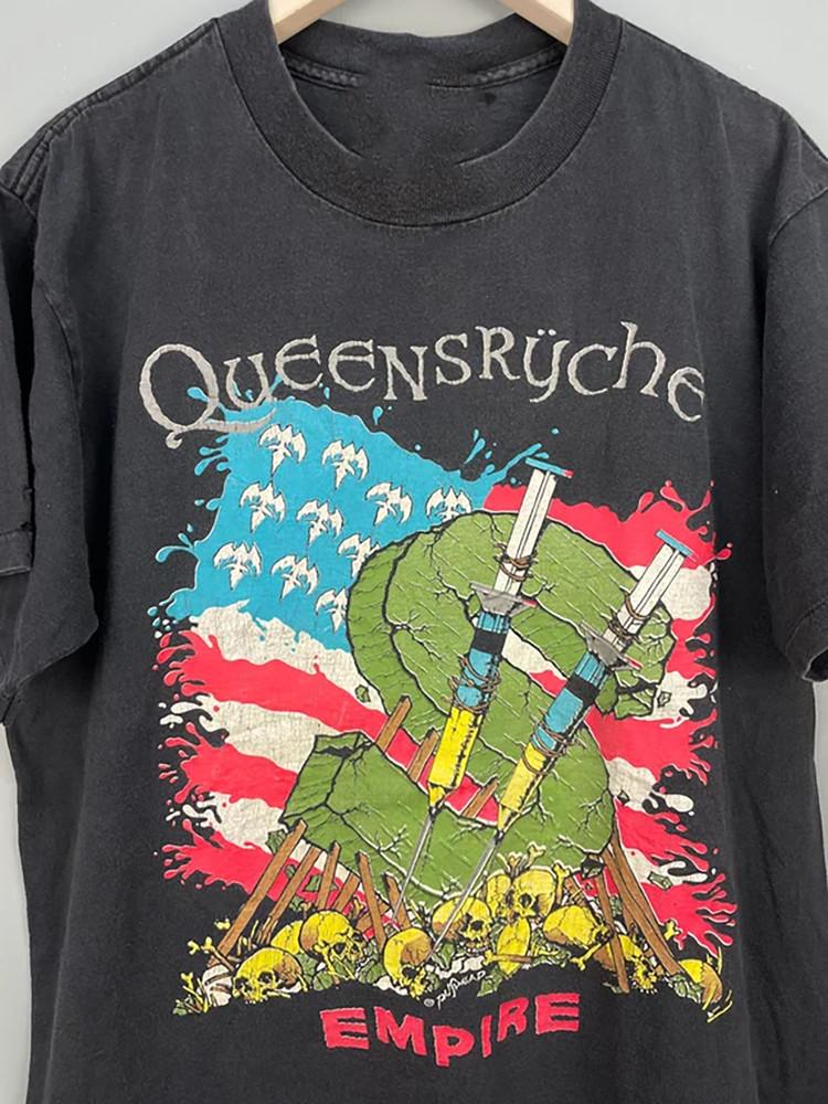 Queensryche Empire 1991 Мировой тур S to 5XL Футболка Унисекс Футболка S