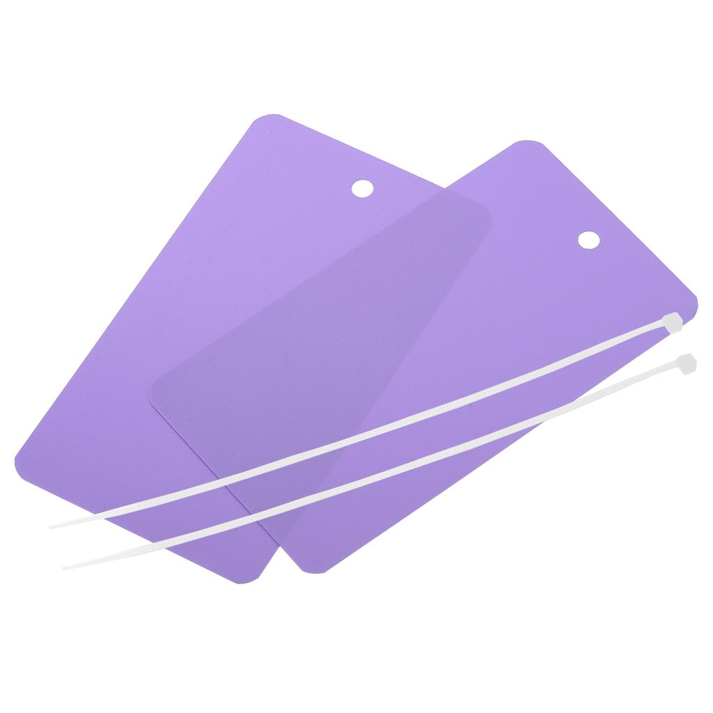 50pcs 3.2x5 Inch Waterproof Wires Plastic Shipping Tags for Product Identification Tags Valve Marking Outdoor Tagging