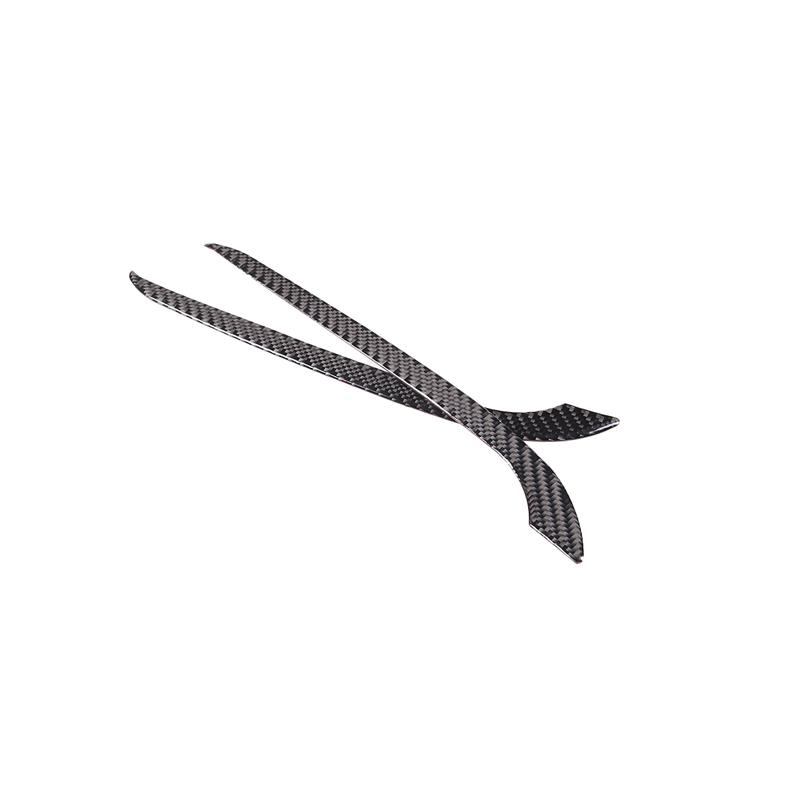 Soft Carbon Fiber Car Rear Fog Lamp Decorative Strip Trim Sticker For Mercedes Benz C-Class W206 2022-2024 Car Accessories