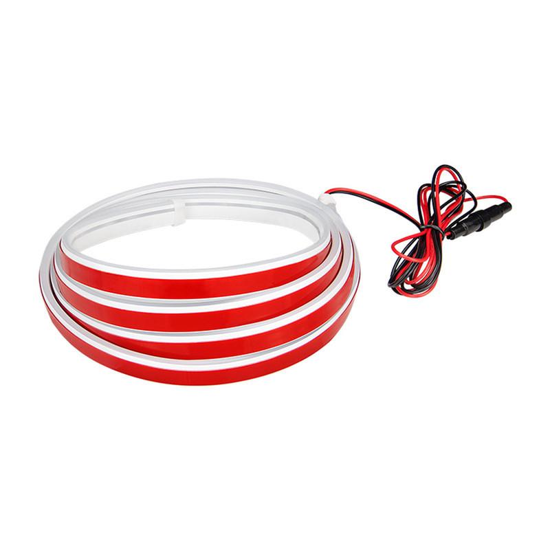 Car Hood Daytime Running Light Universal Start-Scan LED Dynamic DRL 12V Auto Flexible Decorative Light Strip Waterproof