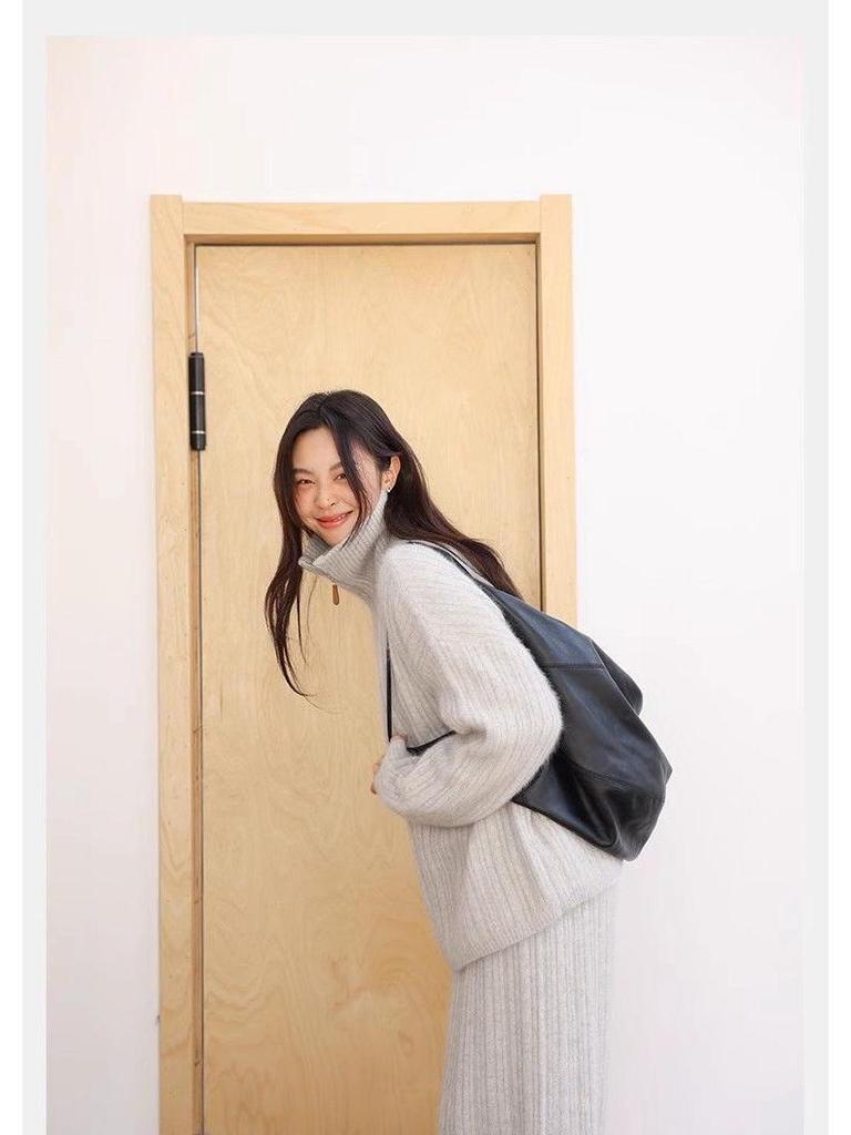 Gemütliches Pullover- & Weitbein-Hosen-Set - Herbst/Winter-Mode