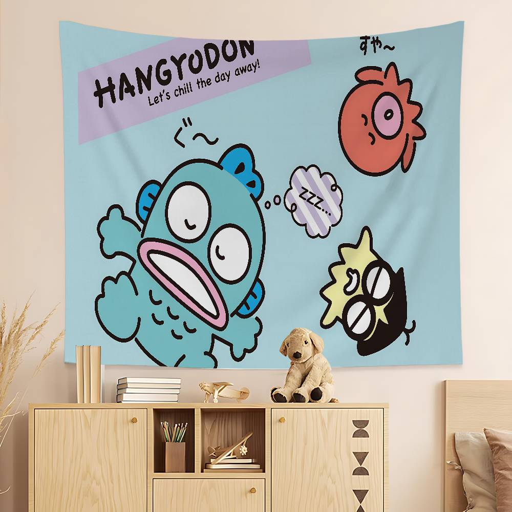 HHangyodonS Cartoon Hanging Bohemian Tapestry Bohemian Wall Tapestries Mandala Cheap Hippie Wall Hanging