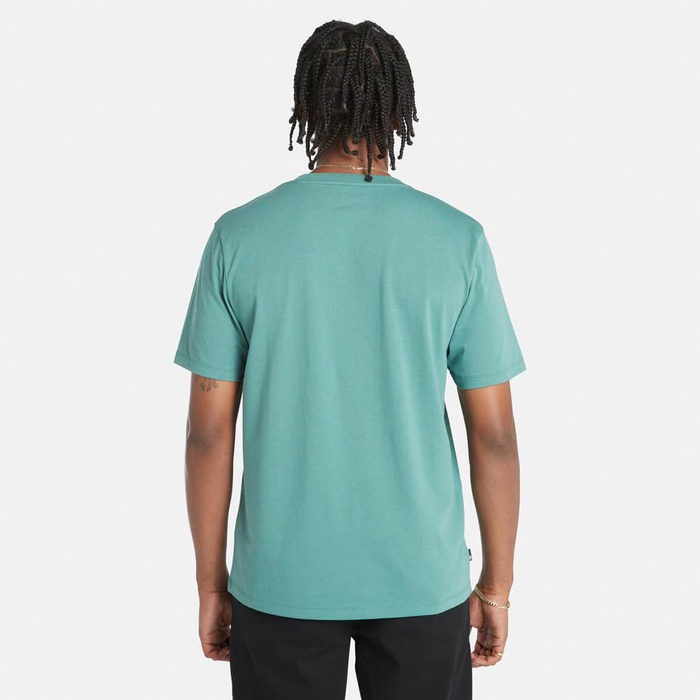 Timberland Men's Short Sleeve Graphic T-Shirt, Sea Pine, Size S, TB0A2QRVCL61