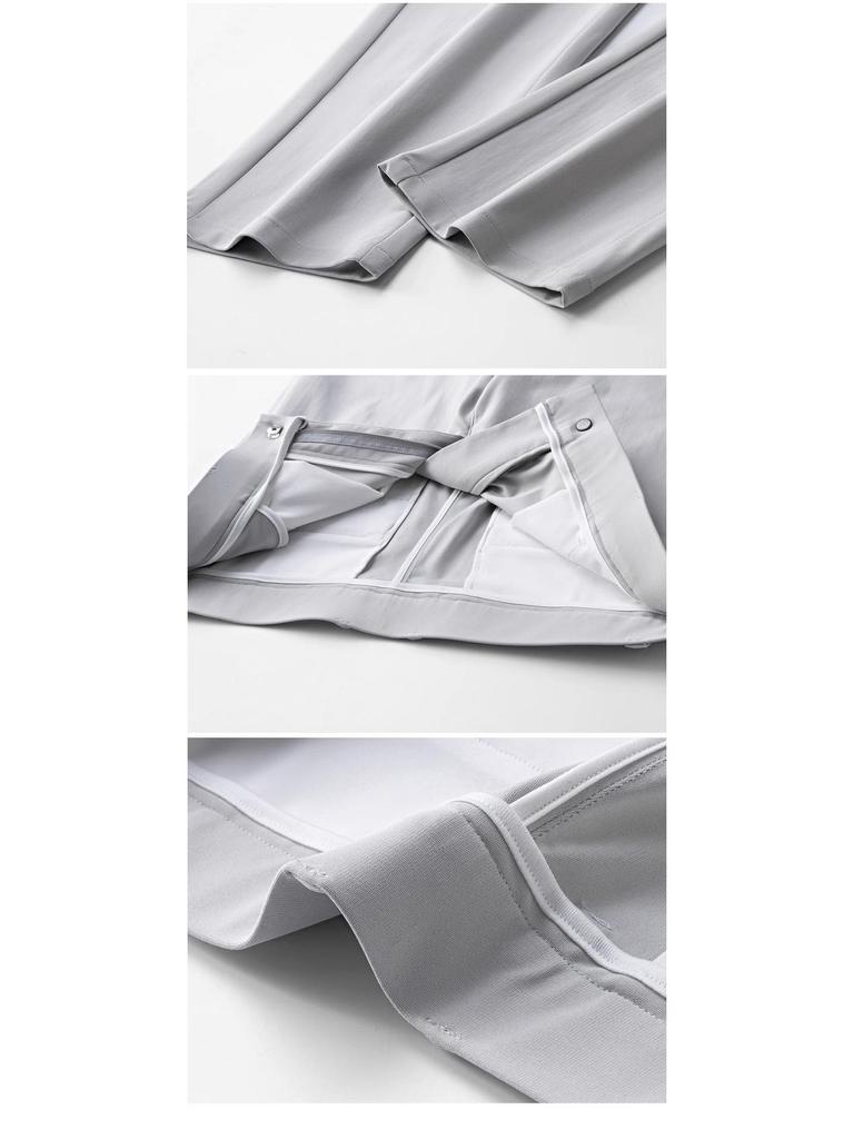 Men's 2025 Spring/Summer Light Luxury Anti-Wrinkle Soft Shell Business Casual Sports Trousers