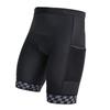 Men s Padded Bike Shorts Cycling Shorts with Easy Access Pockets Quick Dry Breathable Tight Elastic Shorts Grey M