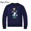 RogueWave Fashion Cute Bear Graphic Printing Tops for Unisex Autumn Winter New Harajuku Streetwear Casual Sweatshirts Pullovers