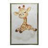 Żyrafa Na Chmurce - Plakat Dla Dzieci Żyrafa Na Chmurce - Plakat Dla Dzieci, 70X100 Cm, Rama Drewniana Jasny Dąb, Papier Matowy 230 Gsm
