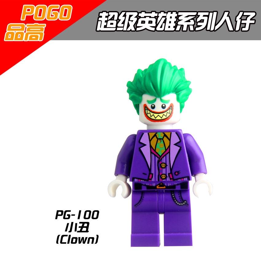 Superhero Clown Woman Poison Ivy Batman Building Block Toy Minifigures