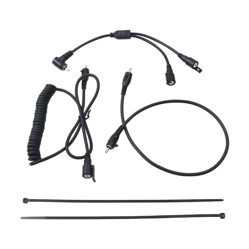 

Motorcycle Helmets Heating RCAs Cable Fast Warming Up To 70°C Heated Shield Cord for Heated Visors And Goggles 1