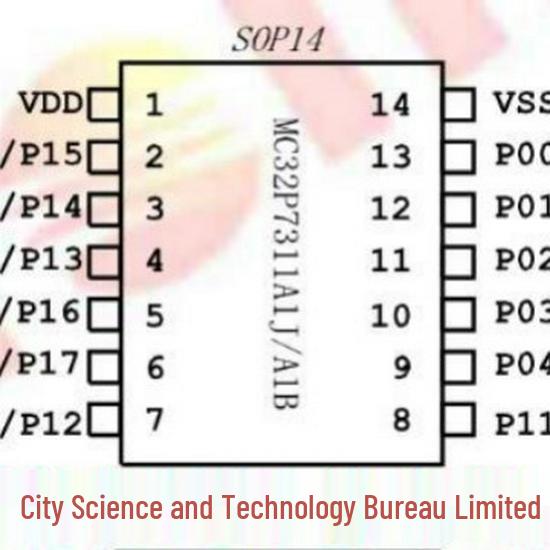 MC32P7311A1J SOP14 Microcontroller for Parallel and Remote Control Cars Development