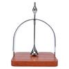Napkin Holder with Walnut Wood Base Stainless Steel Decorative Paper Towel Dispenser with Heavy Duty Windproof Gravity