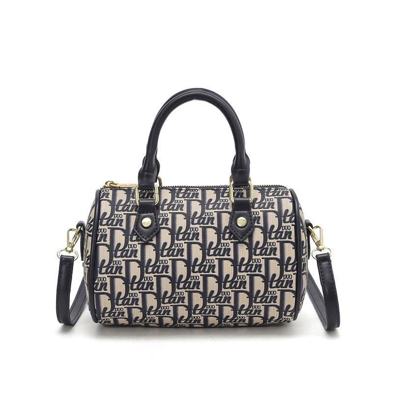 2025 Women's Classic Monogram Boston Pillow Bag - Versatile Fashion Handbag & Crossbody Shoulder Bag