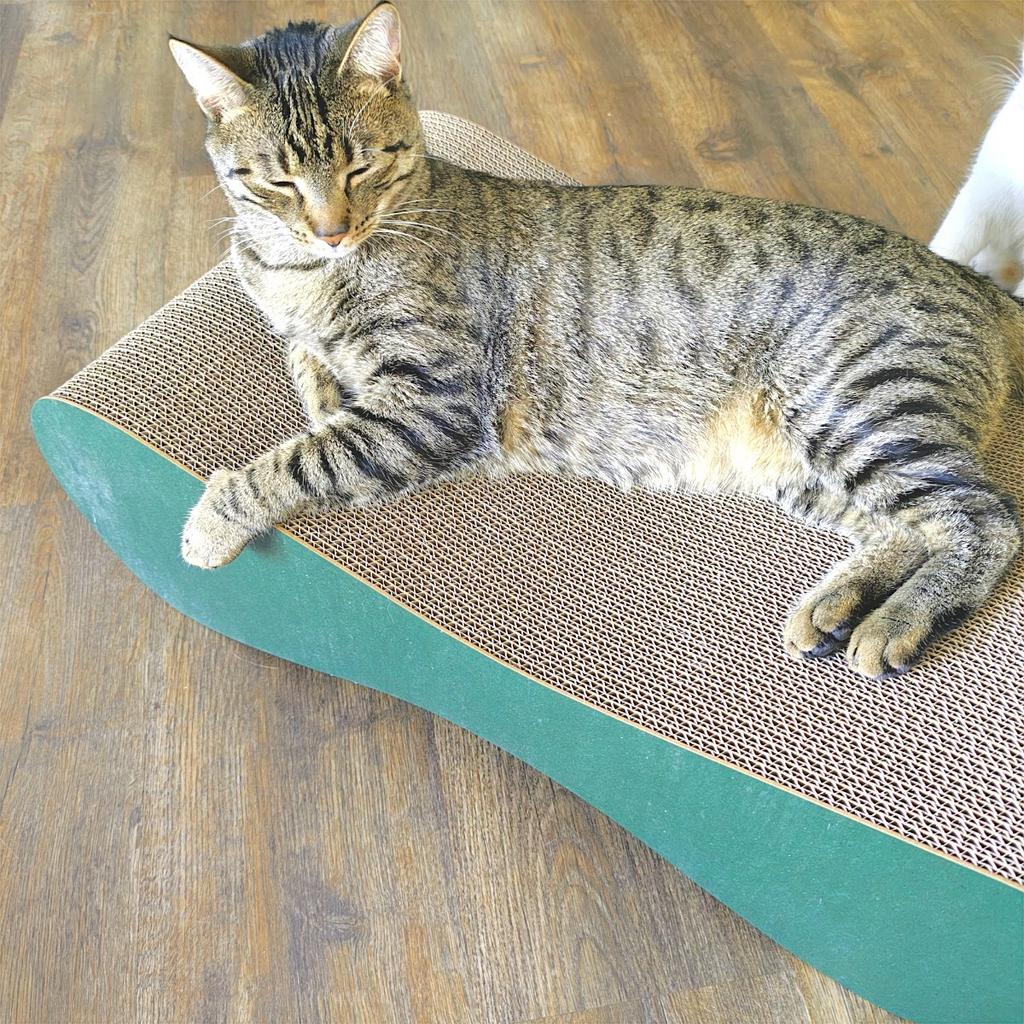 Mimi cat scratching post | green 40cm | 70x23x40 cm | MruuPruu