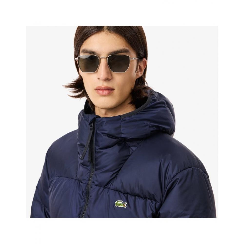 Lacoste Men S Hooded Down Puffer Bh7841 54n 166