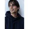 H M dryMove Sport Hoodie Navy Blue