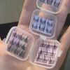 10Pcs Portable False Eyelashes Box Travel Empty Lashes Holder Case Container Storage Organizer Professional Makeup Lash Supplies