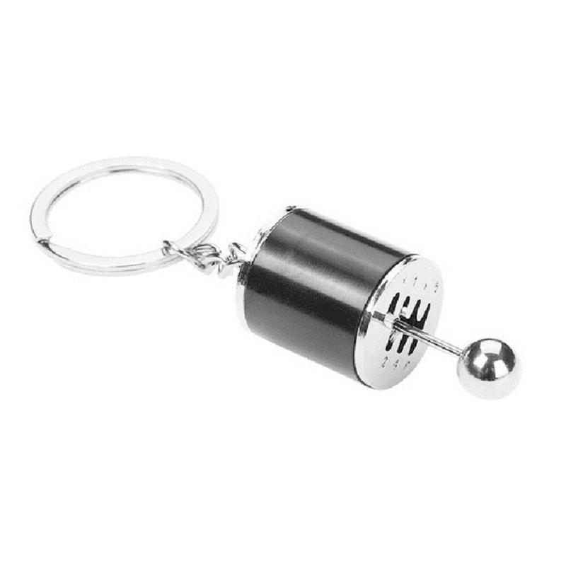 Black Car Shifter Keyring Creative Auto Gear Shifter Model Keychain Auto Part Model Gear Box Shifter Keychain