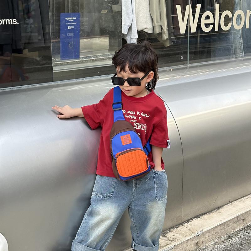 Stylish Colorful Children's Backpack Lightweight Breathable Nylon Bag For Outdoor Adventures