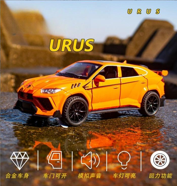 1:32 Urus Bison SUV Coupé Legierung Automodell Pull-Back Auto Dekoration Sammlung Jungen Spielzeug Geschenk Kostenloser Versand A232