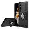 Shockproof Bracket Case For Infinix Hot 60 Pro Plus 60i Slide Push Window Phone Cover For Infinix Hot 50 Pro+ 50i 40i 5G Cover