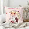 Süßer Cartoon CCocochan Kissenbezug Schlafzimmer Sofa Wohnzimmer Rückenlehne Dekoration Quadratisches Kissen Nickerchenzeit