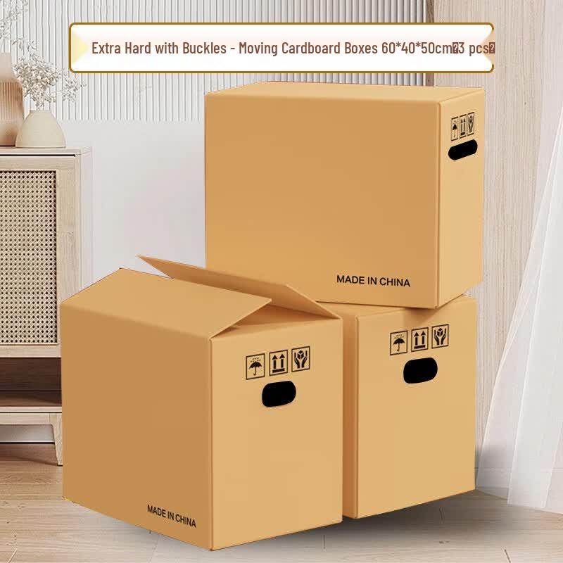Heavy-Duty Moving Boxes with Handles