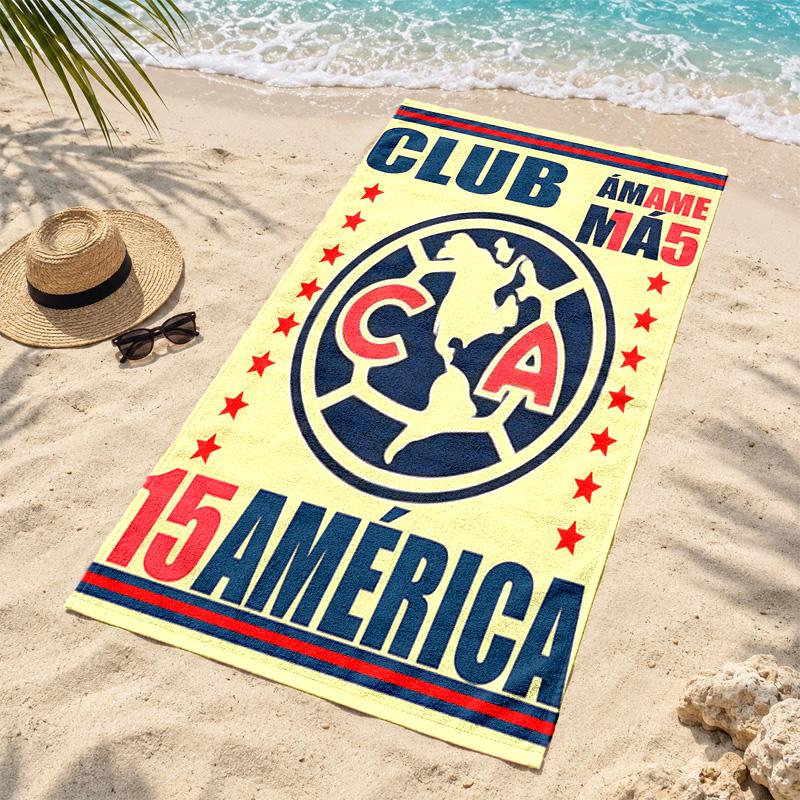 Club America Microfiber Beach Towel Quick Dry Sand Free Lightweight Beach Towels for Travel Swimming Camping